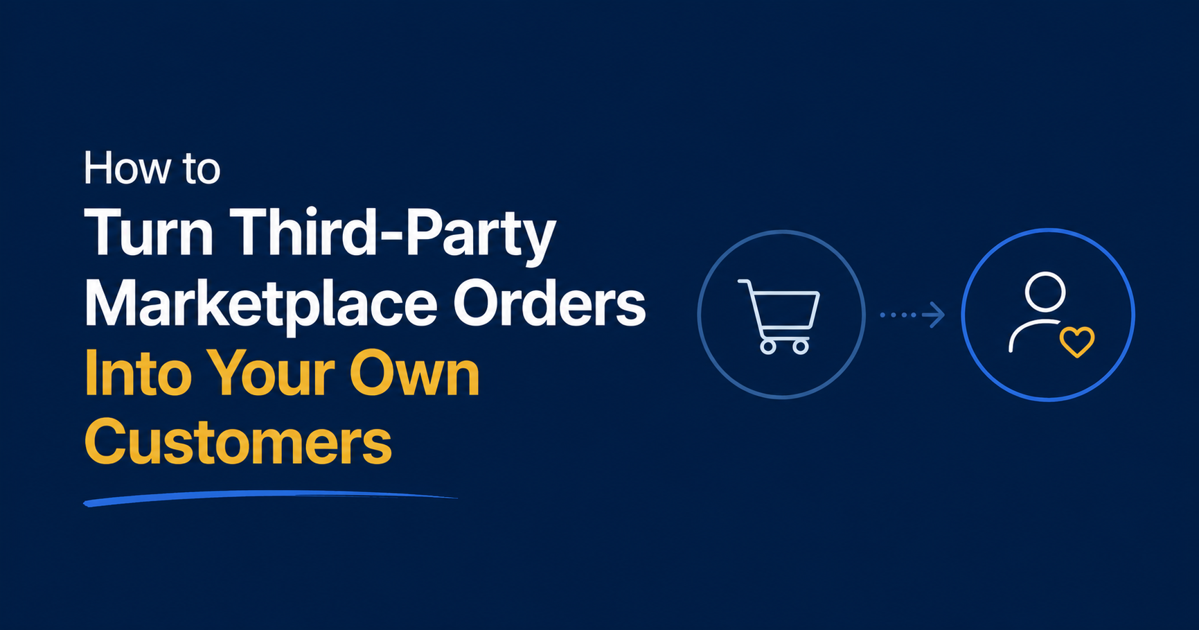 How to Turn Third-Party Marketplace Orders Into Your Own Customers